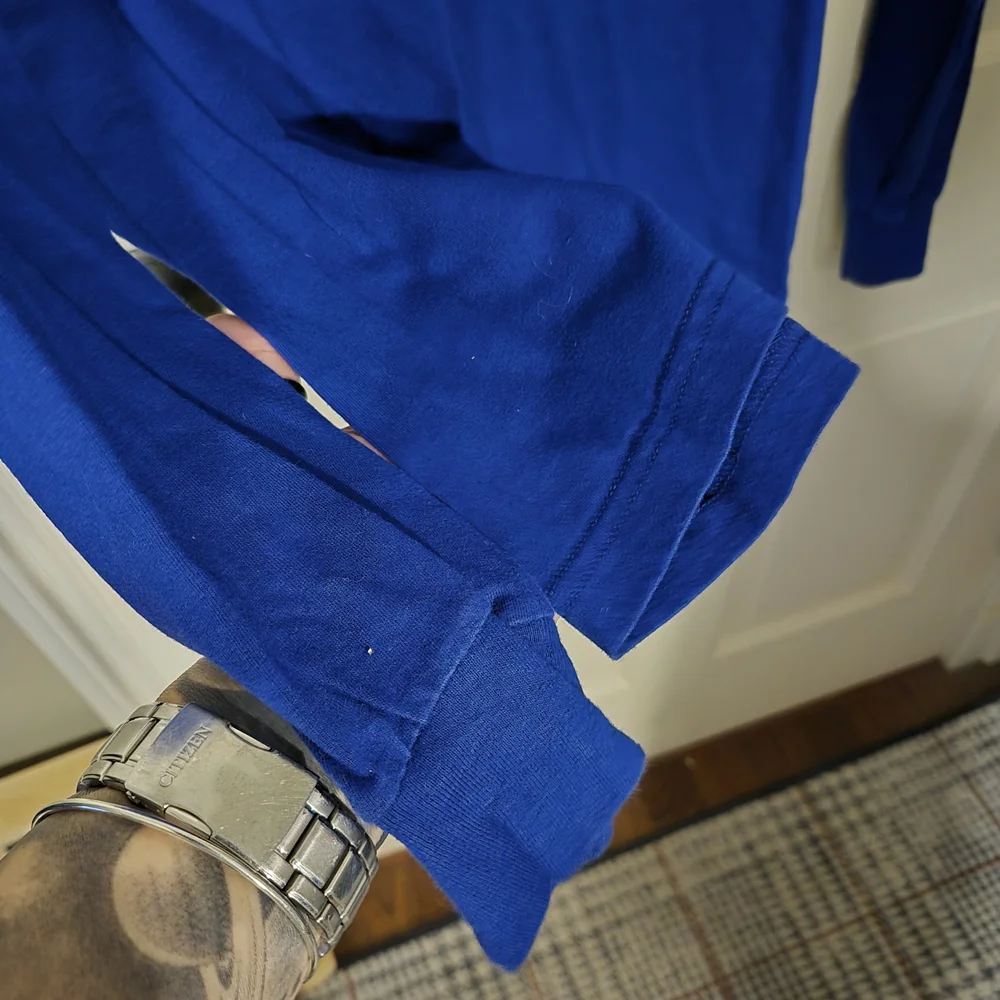 Nike Blue Long Sleeve Shirt with White Accents 1438/325